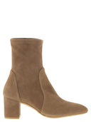 Stuart Weitzman Yuliana 60 스웨이드 가죽 발목 부츠