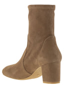 Stuart Weitzman Yuliana 60 스웨이드 가죽 발목 부츠