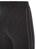 Peserico Trousers In Carded Wool, Silk, And Cashmere Yarn