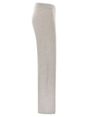 Peserico Wool And Cashmere Trousers With Lurex