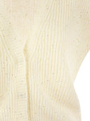 Peserico Cotton And Sequin Cardigan