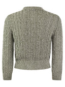 Cárdigan de algodón puro de Peserico con patrón original