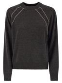 Peserico Crew Neck Jumper مع تفاصيل مشرقة