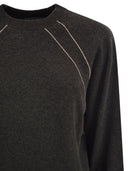 Peserico Crew Neck Jumper مع تفاصيل مشرقة
