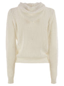 Peserico Pure Cotton Cordonet Jumper With Sequins