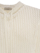 Peserico Pure Cotton Cordonet Jumper With Sequins