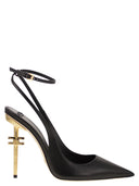 Elisabetta Franchi Nappa Leather Slingback With Strap