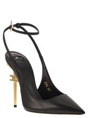 Elisabetta Franchi Nappa Leather Slingback With Strap