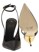 Elisabetta Franchi Nappa Leather Slingback With Strap
