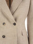 Saulina Antonella Double Breasted Cotton Blend Jacket