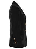 Saulina Angelica Milano Stitch Two Button Blazer