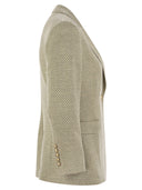 Saulina Angelica Herringbone Two Button Blazer