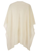 Fabiana Filippi Open Cape In Mohair And Alpaca With Micro Sequins