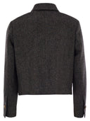 Saulina Aria Shirt Style Jacket In Wool And Cashmere