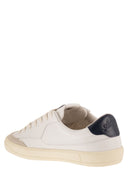 Autry Windscape Low Leather Trainers With Suede Inserts