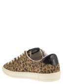 Autry Windscape Wildleder-Trainer mit Animal-Print