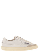 Autry Windscape Low Leather Trainers With Suede Inserts