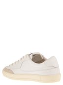 Autry Windscape Low Leather Trainers With Suede Inserts