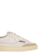 Autry Windscape Low Leather Trainers With Suede Inserts