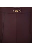 Elisabetta franchi pantaloncini in crêpe stretch con morsetto