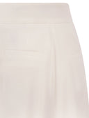 Elisabetta Franchi Tailored High Waisted Shorts With Gold Tone Logo Buttons