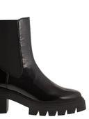 Stuart Weitzman Soho Chelsea Leder -Knöchelstiefel mit Zwischensohle
