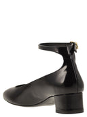 スチュアートワイツマンジェーンアンクルストラップポンプ