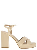 Stuart Weitzman Dayna Leather Platform Sandal
