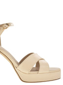 Stuart Weitzman Dayna Leather Platform Sandal