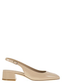 Stuart Weitzman Maeve Lacquered Leather Slingback