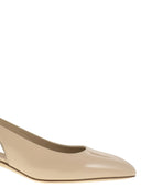 Stuart Weitzman Maeve Lacquered Leather Slingback