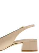 Stuart Weitzman Maeve Lacquered Leather Slingback