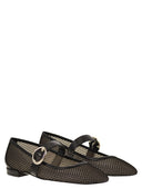 Stuart Weitzman Arabella Ballerina With Buckle