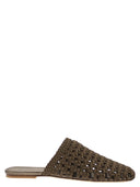 Stuart Weitzman – Marina – Mules aus gewebtem Satin mit spitzer Zehenpartie