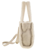 Mc2 Saint Barth Small Soft Sherpa Bag With Saint Barth Logo And Shoulder Strap