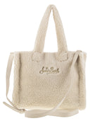 Mc2 Saint Barth Small Soft Sherpa Bag With Saint Barth Logo And Shoulder Strap