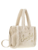 Mc2 Saint Barth Small Soft Sherpa Bag With Saint Barth Logo And Shoulder Strap