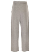 Autry Melange Cotton Joggers With Logo