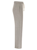 Autry Melange Cotton Joggers With Logo
