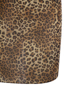 Mc2 Saint Barth Cotton And Silk Animal Print Pareo