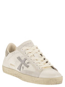 Premiata Stevend 8127 Leather And Rhinestone Trainers