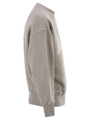 Autry Unisex Cotton Crew Neck Sweatshirt With Logo