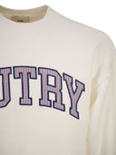Autry unisex bomullströja med rund hals med logotyp