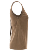 Elisabetta Franchi Knitted Top With Shiny Viscose Stripes