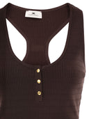 Elisabetta Franchi Micro Cable Knit Top