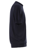 Pt Torino Cotton Knit T Shirt With Ribbed Finishes