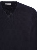 Pt Torino Wool Sweater With V Neck