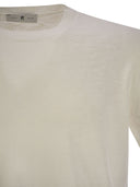 Pt Torino Crew Neck Short Sleeved Cotton Jersey