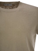 Pt Torino Crew Neck Short Sleeved Cotton Jersey