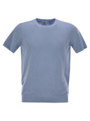 Pt Torino Crew Neck Short Sleeved Cotton Jersey
